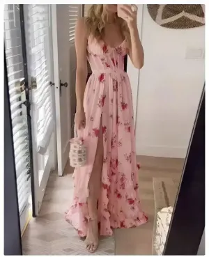 Michela | Elegant Floral Dress