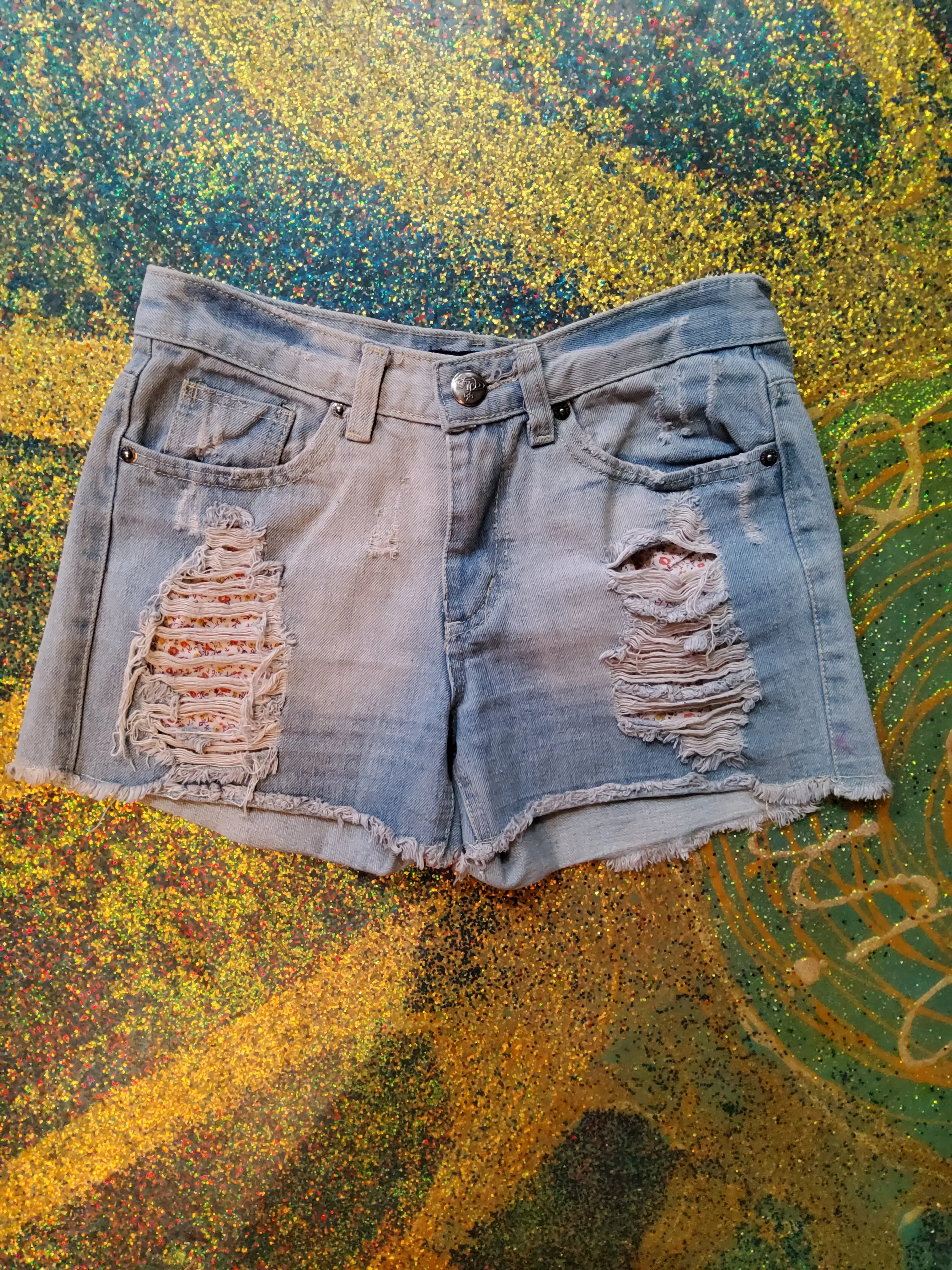 Mini jeans shorts