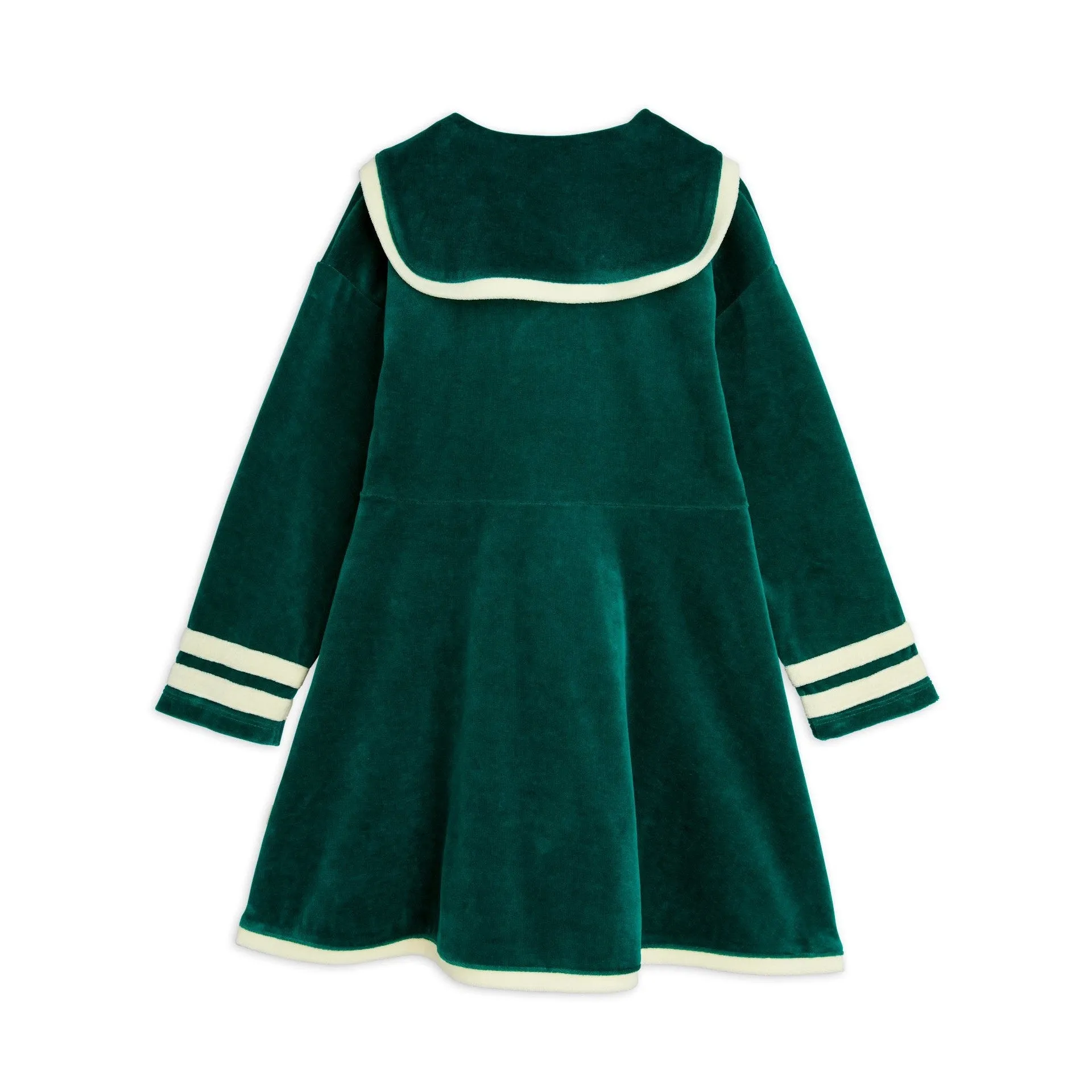 Mini Rodini - Sailor velour dress - green