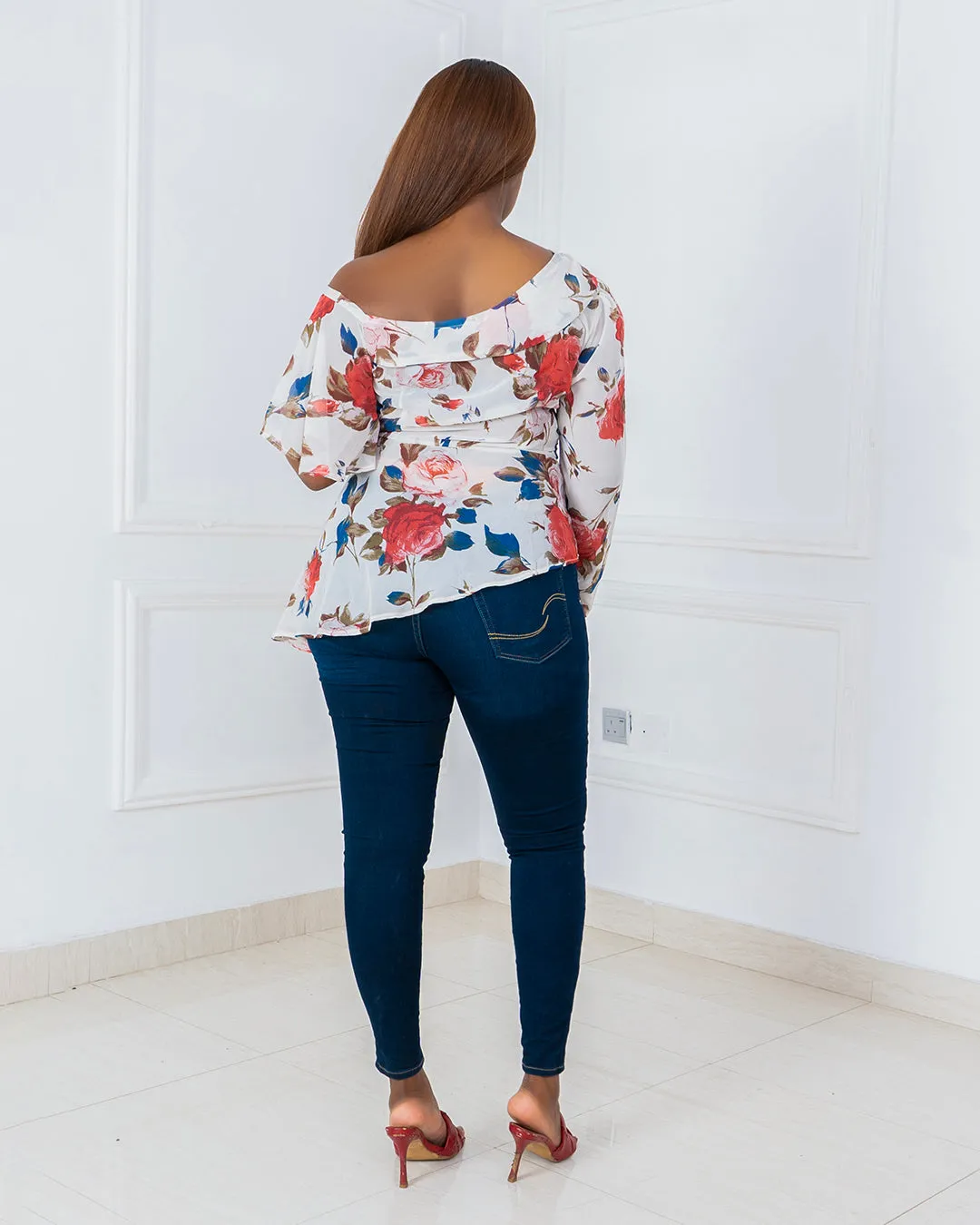 Mismatched Sleeves Blouse