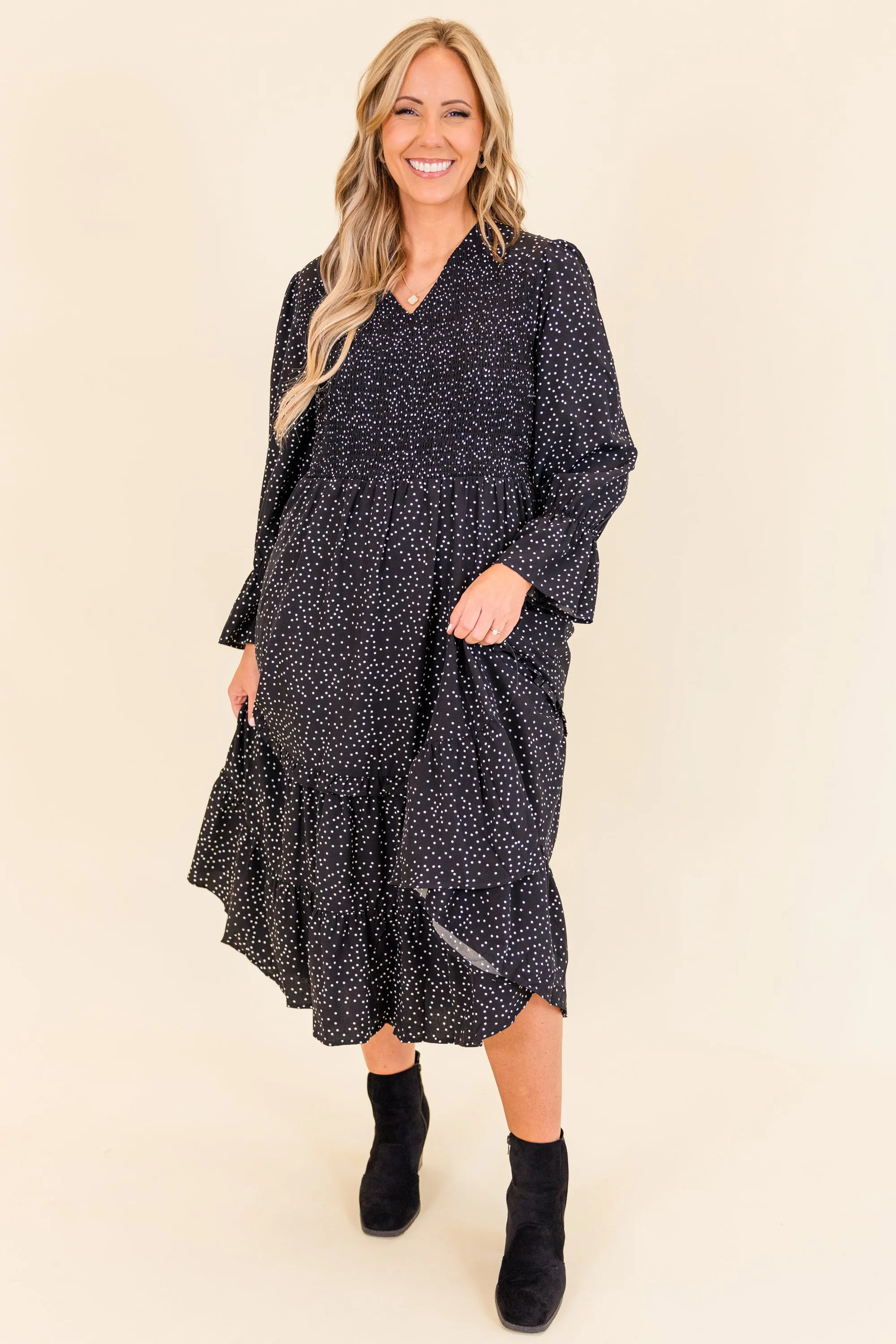 Montana Mornings Dress, Black