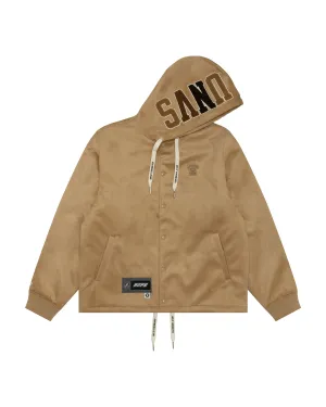 Moonface logo hooded jacket
