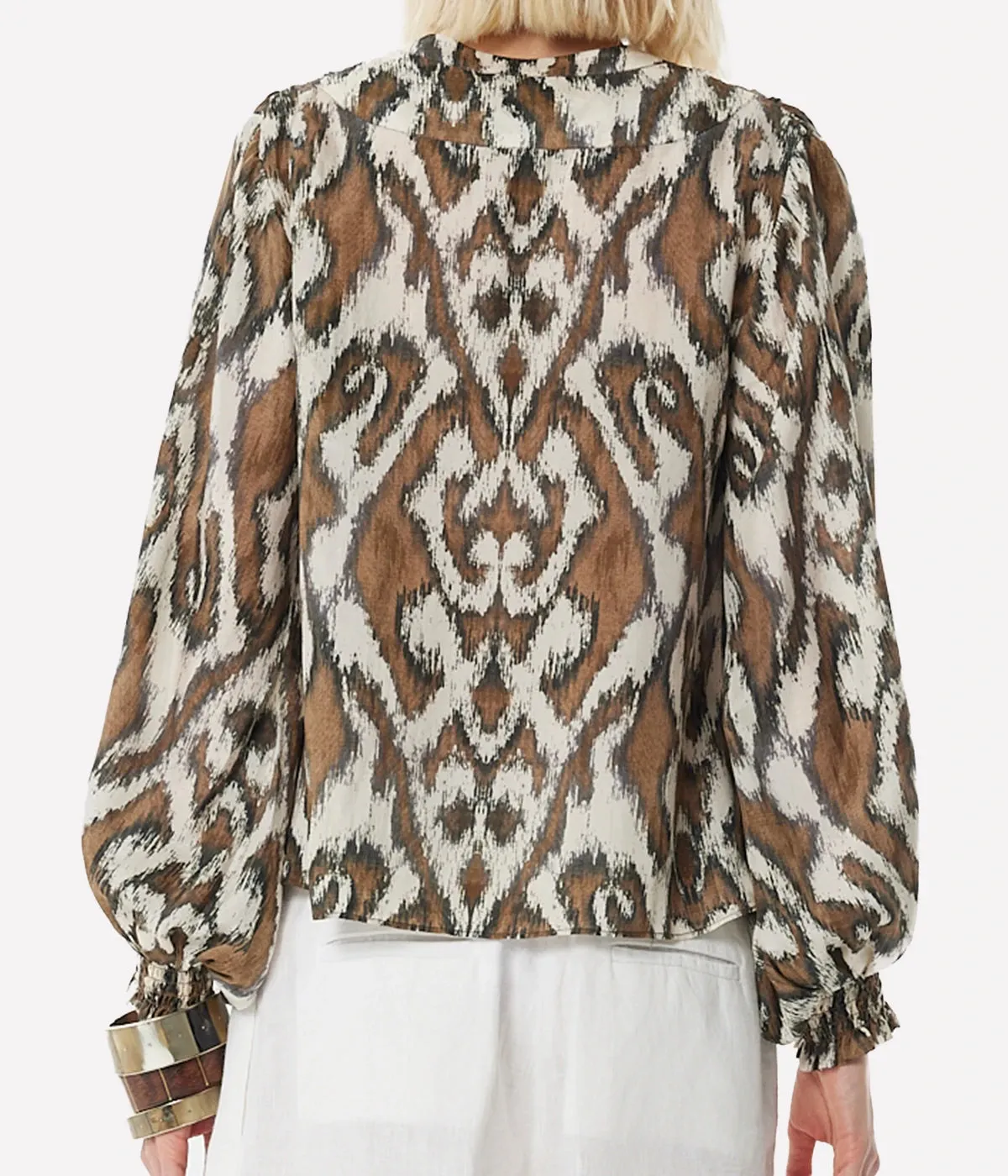 Moreno Vesta Blouse in Tobacco