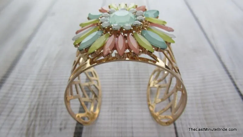 Multi Colored Floral Cuff