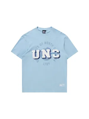 NCAA UNC 3D Watermark Tee - Carolina Blue