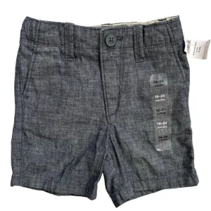 NEW Chambray Shorts, 18-24m // Gap