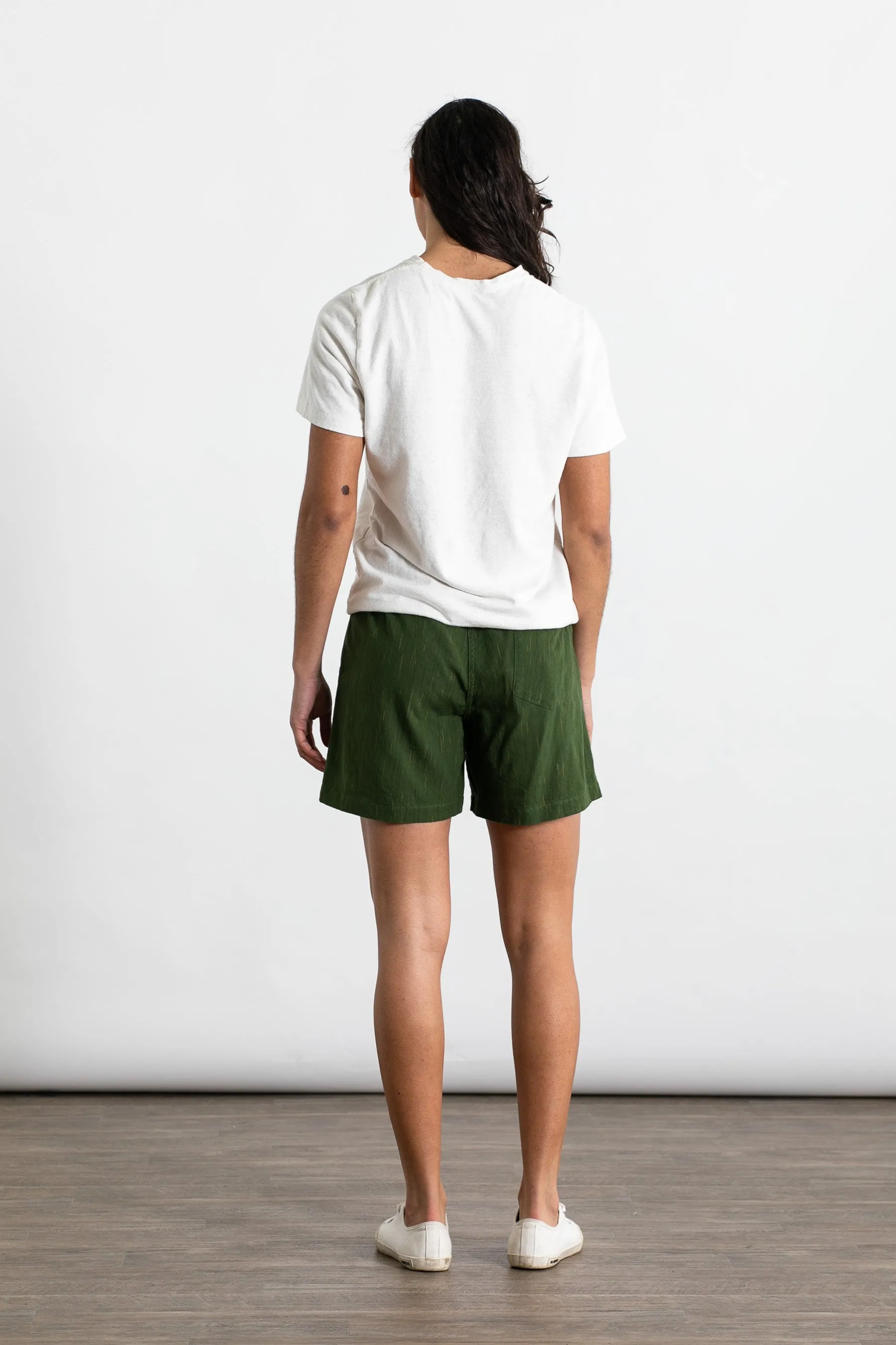 Nico Short / Olive Space Dye