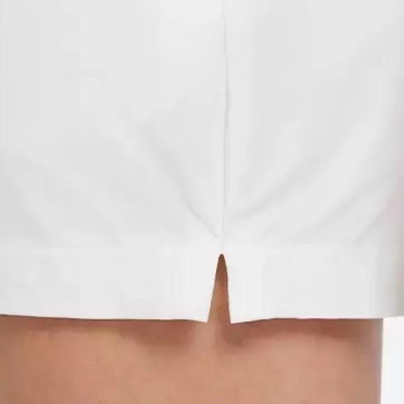 Nike Dri-Fit sz M White Victory athletic stretch 5” inseam mid-rise golf shorts