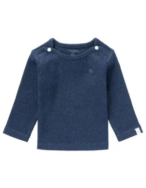 Noppies - Tee LS Ribbed Natal - Navy