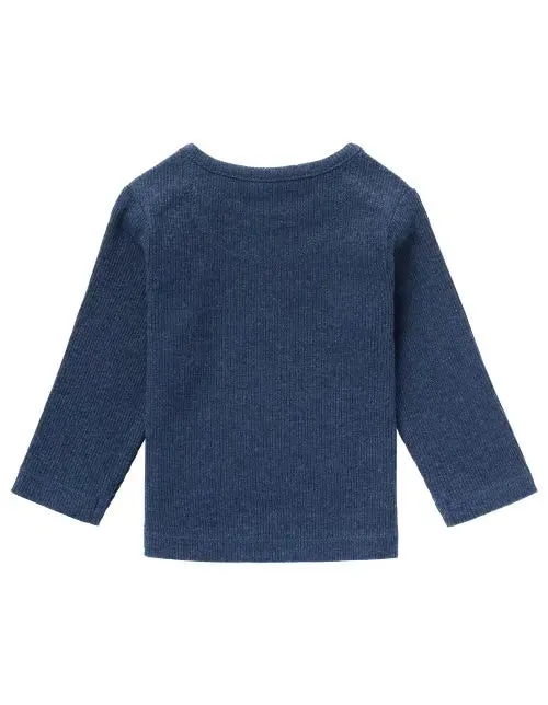 Noppies - Tee LS Ribbed Natal - Navy