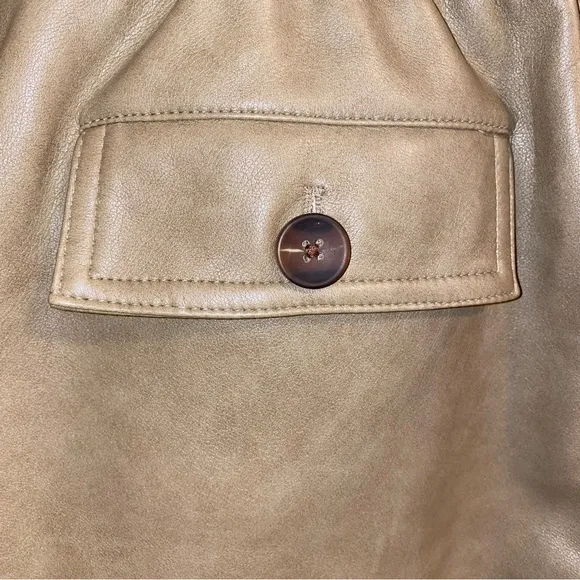 NWT Anthropologie x Avec Les Filles Olive Utility Side-Slant Pockets Shorts L