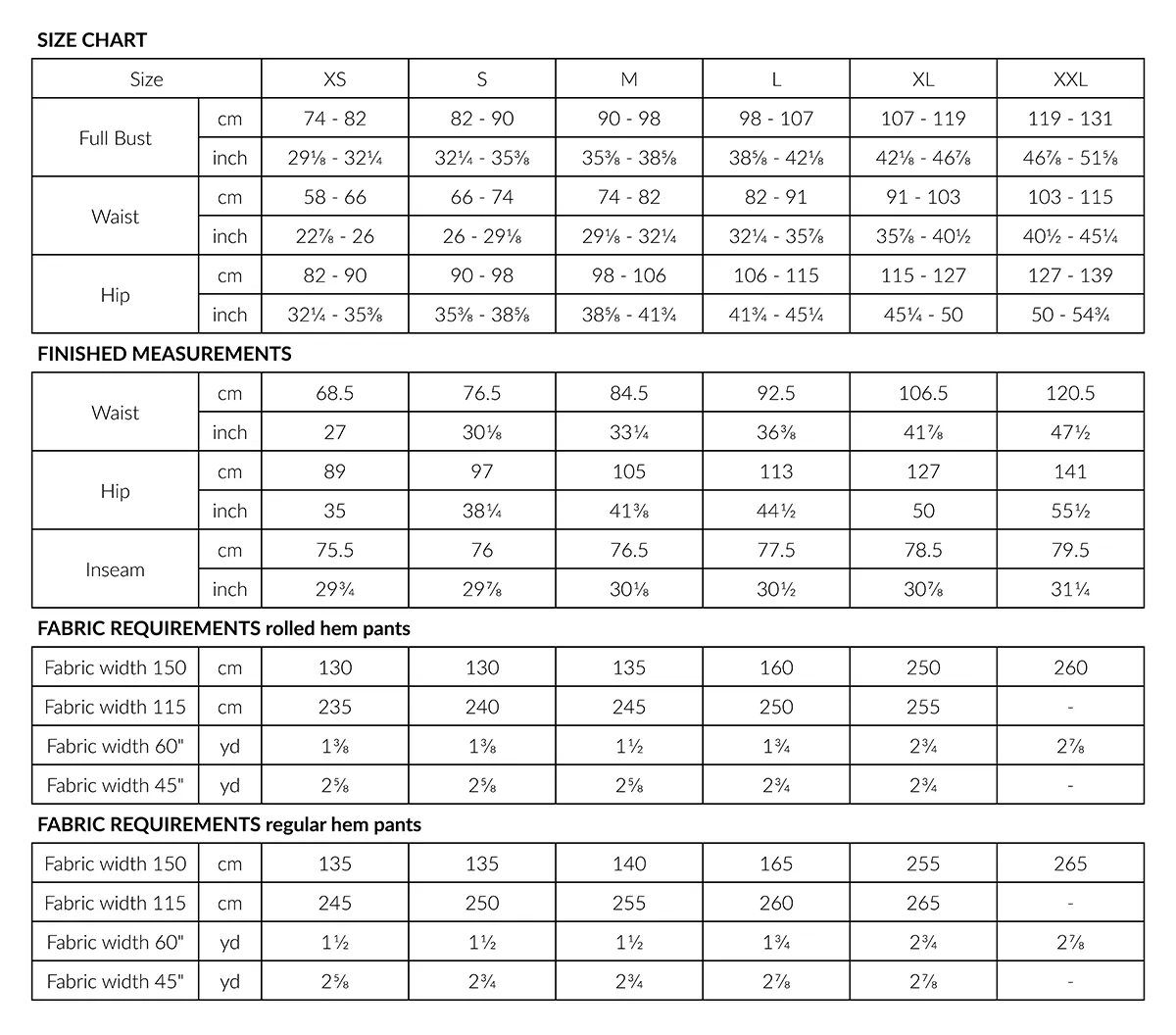 OLO COZY PANTS • PDF Pattern