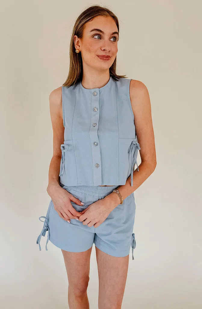 ON BROADWAY ELASTIC WAIST SHORTS