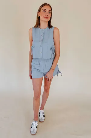 ON BROADWAY ELASTIC WAIST SHORTS