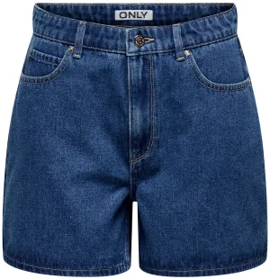Only Venus HW Denim Shorts Medium Blue Denim