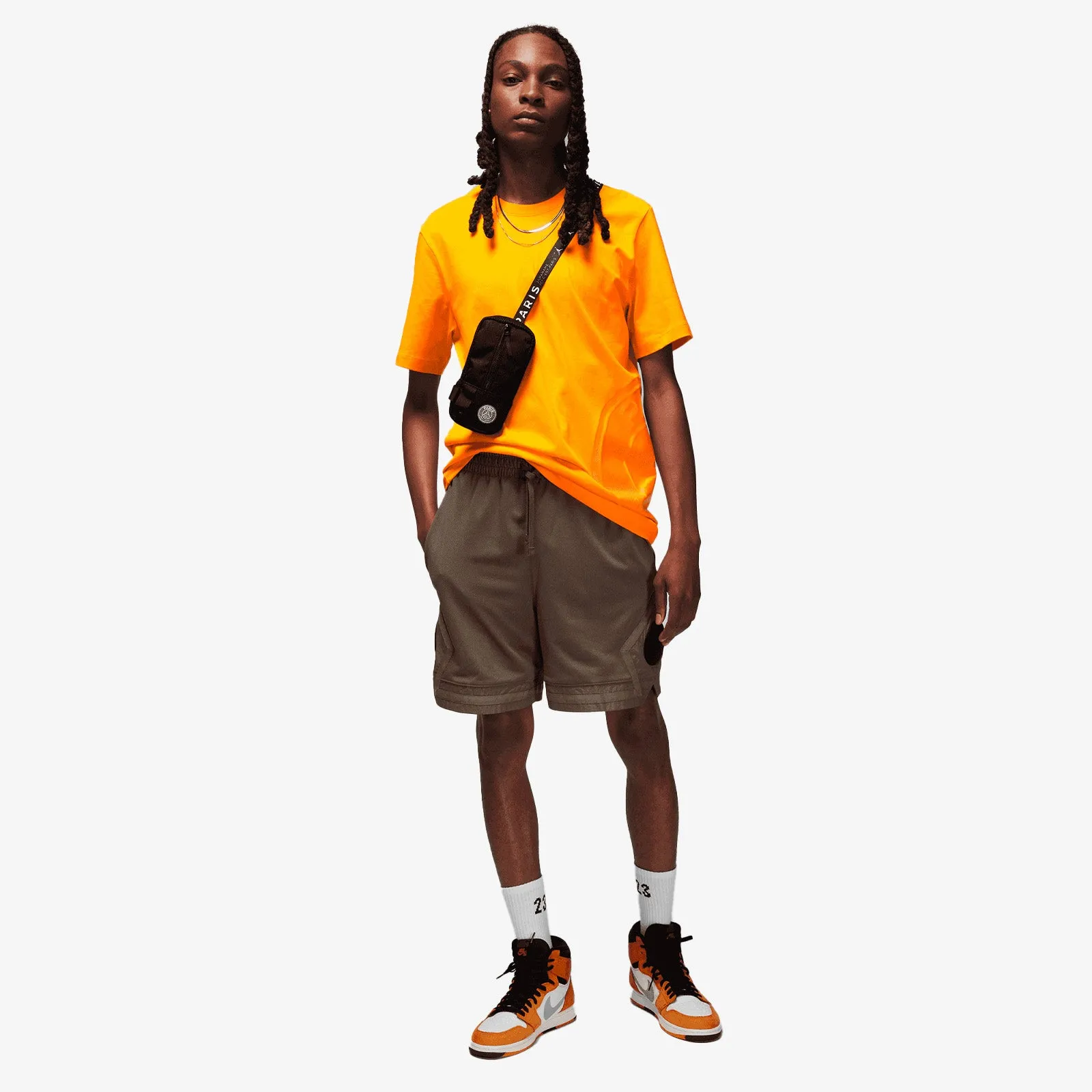 Paris Saint-Germain Diamond Shorts - Brown