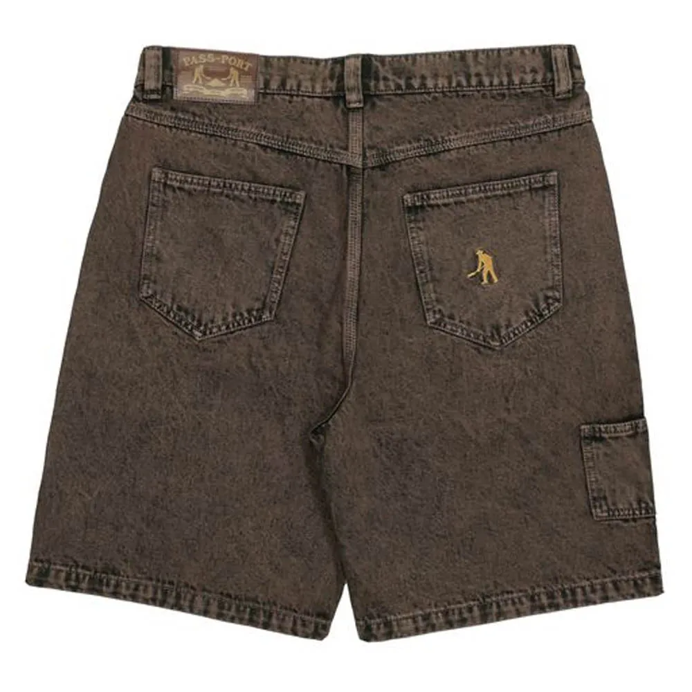 Pass~Port - Workers Club Shorts Overdye Brown