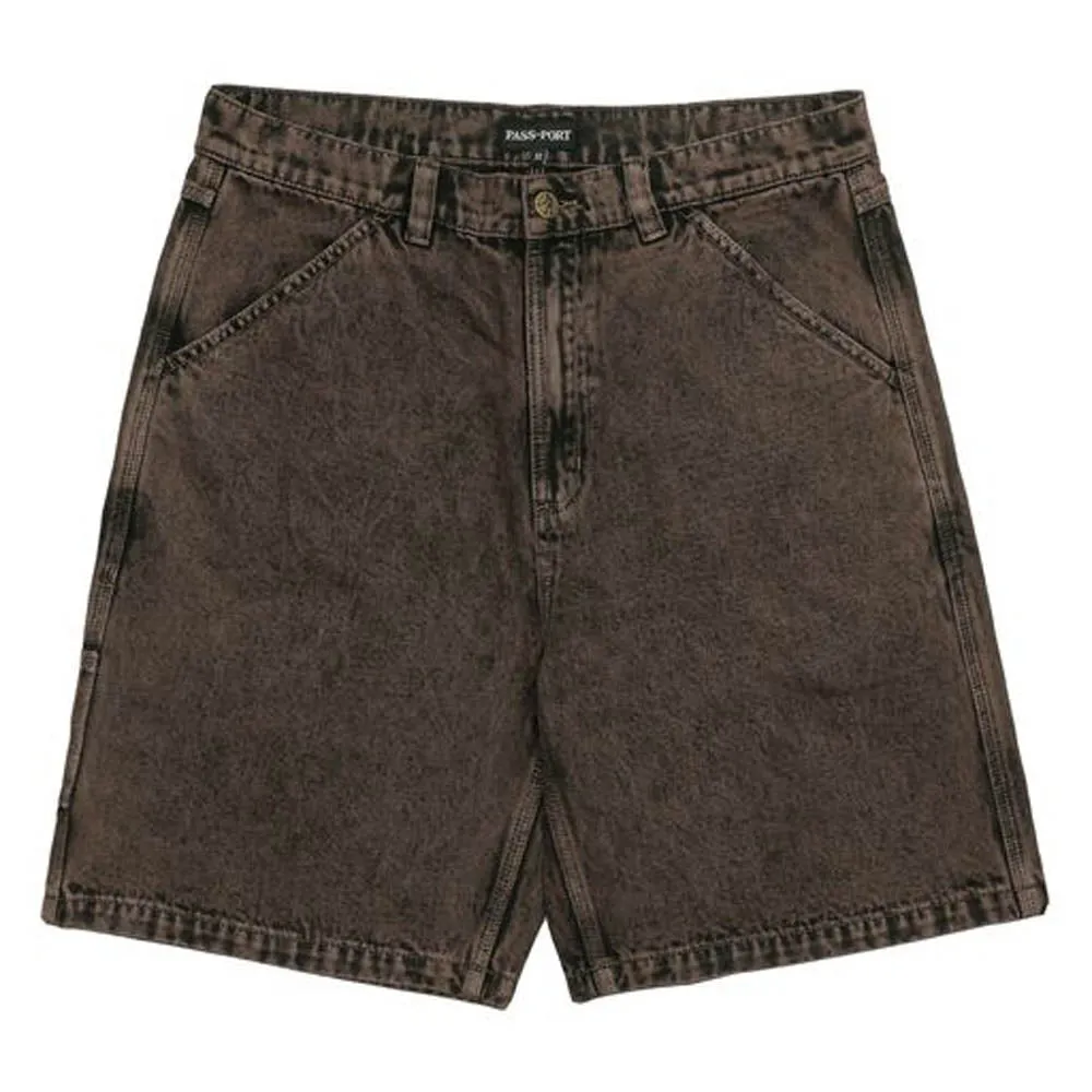 Pass~Port - Workers Club Shorts Overdye Brown