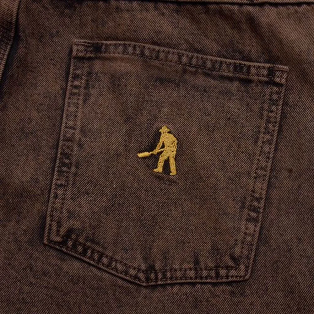 Pass~Port - Workers Club Shorts Overdye Brown