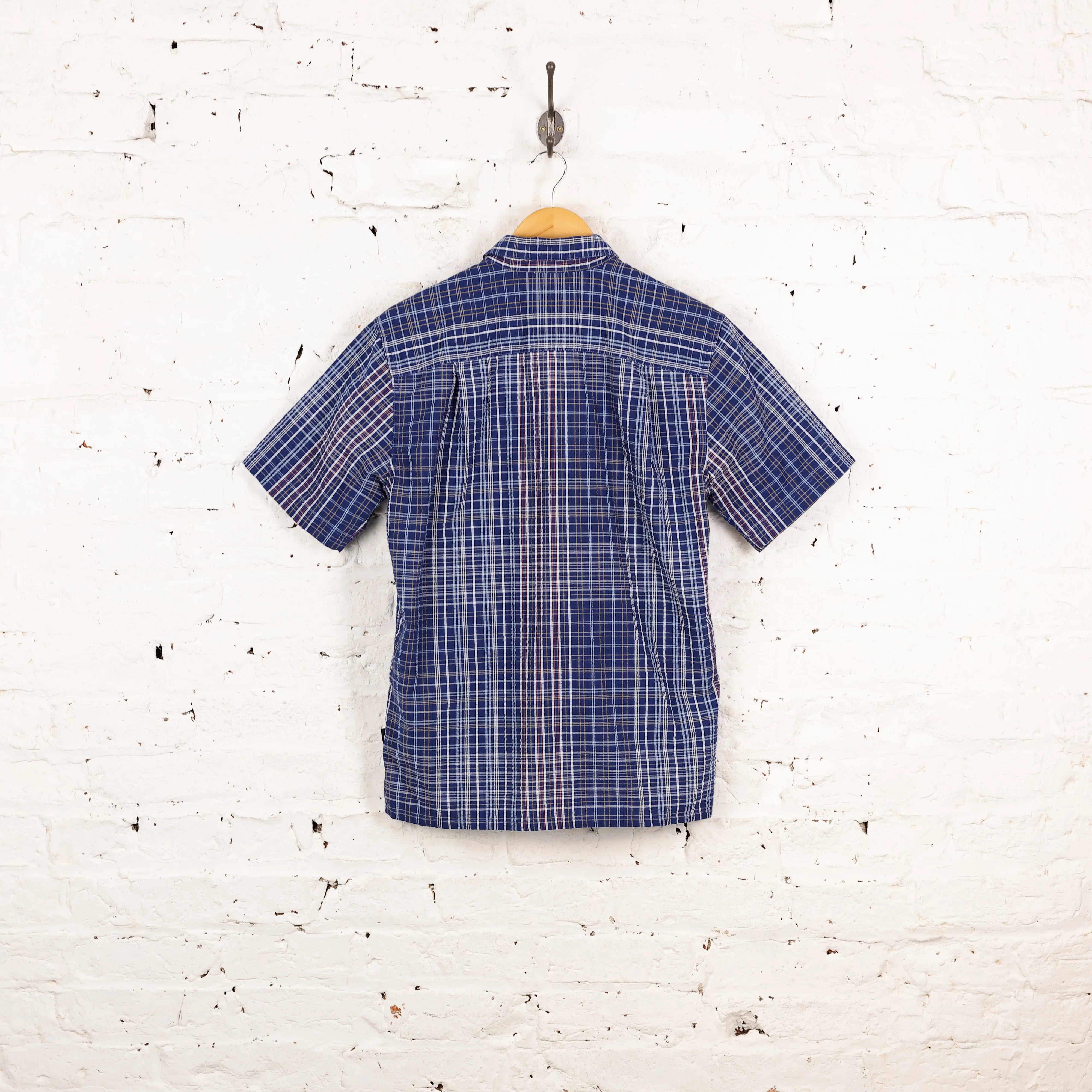 Patagonia Short Sleeve Check Shirt - Blue - S