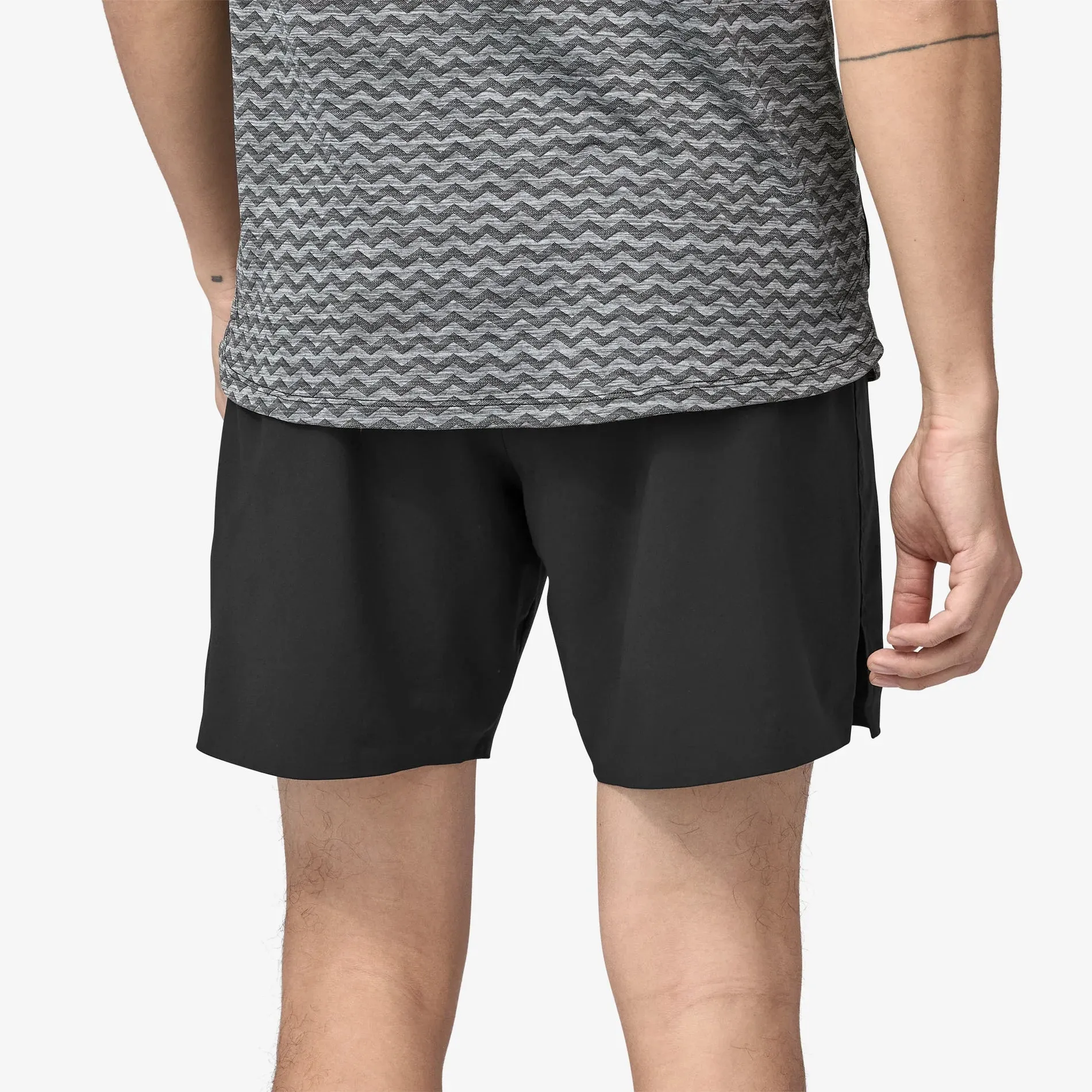 Patagonia Strider Pro 7 Inch Shorts | Black | Mens