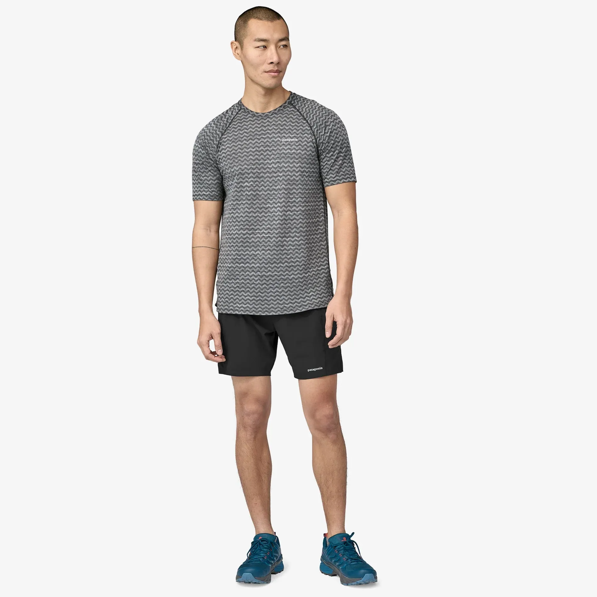 Patagonia Strider Pro 7 Inch Shorts | Black | Mens