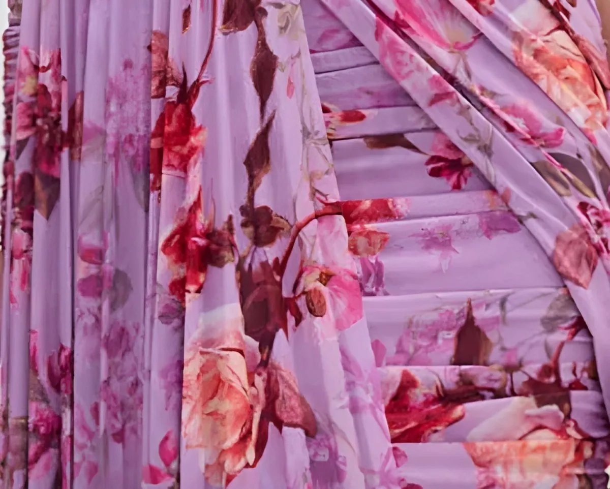 PatBO - Floral Haze Bustier Mini Dress