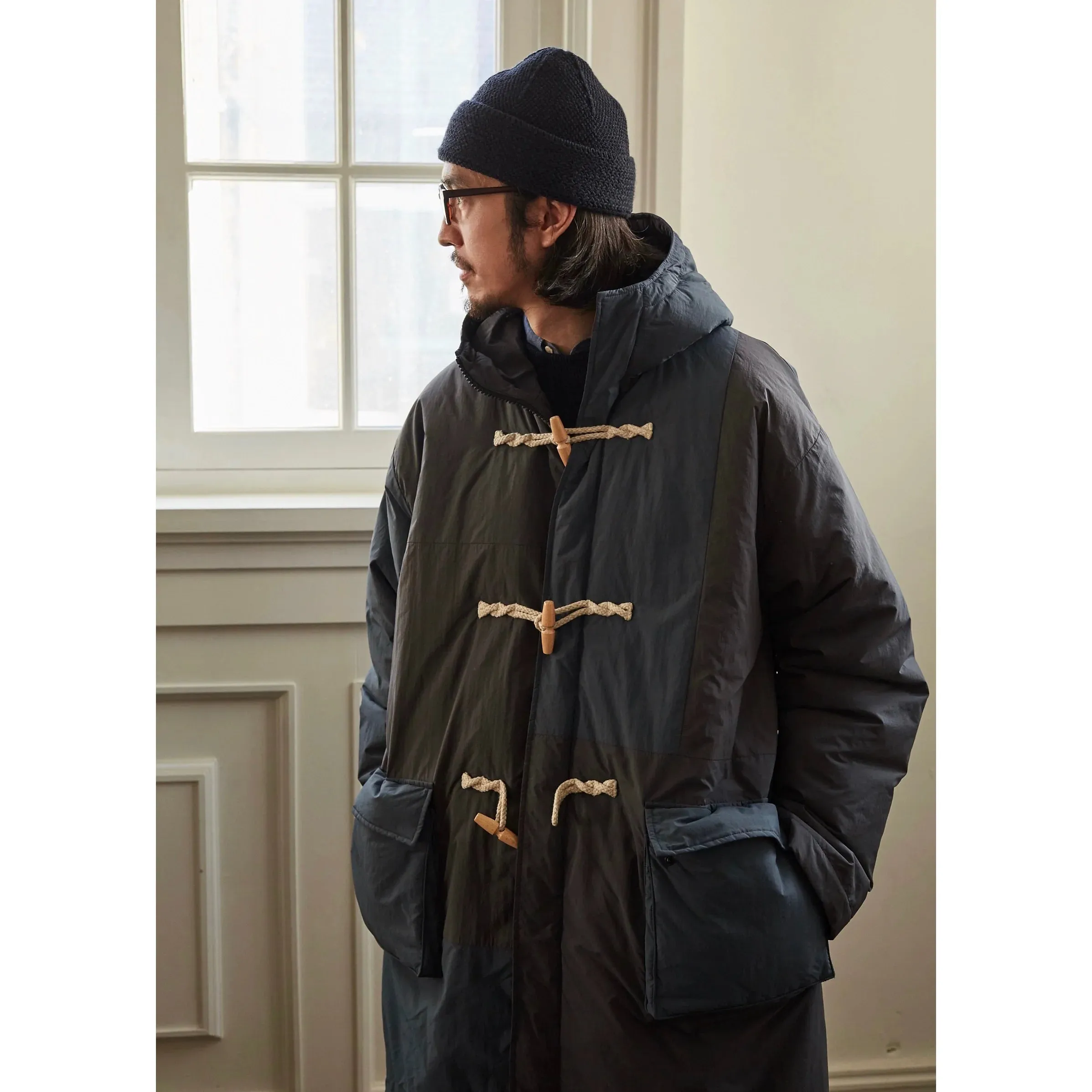 Patchwork Duffle Coat