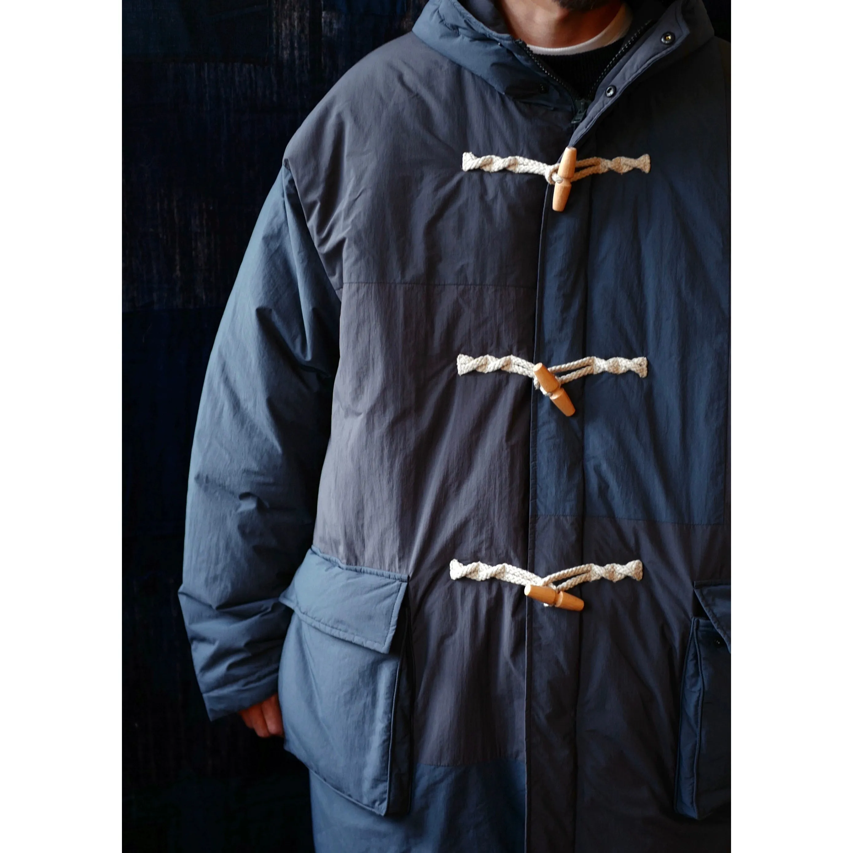 Patchwork Duffle Coat