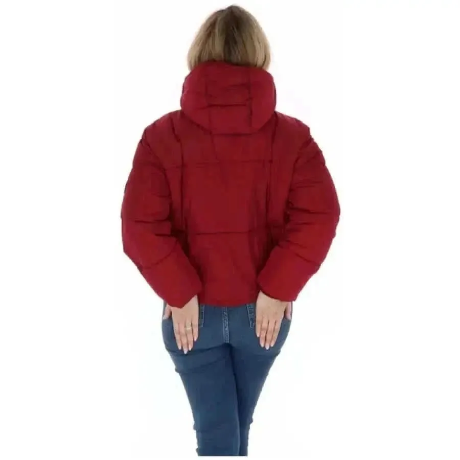 Pepe Jeans Women's Bordeaux Hooded Jacket