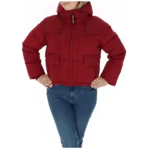 Pepe Jeans Women's Bordeaux Hooded Jacket