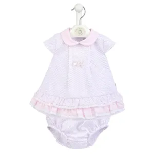 Pink Polka Dot Dress & Knickers