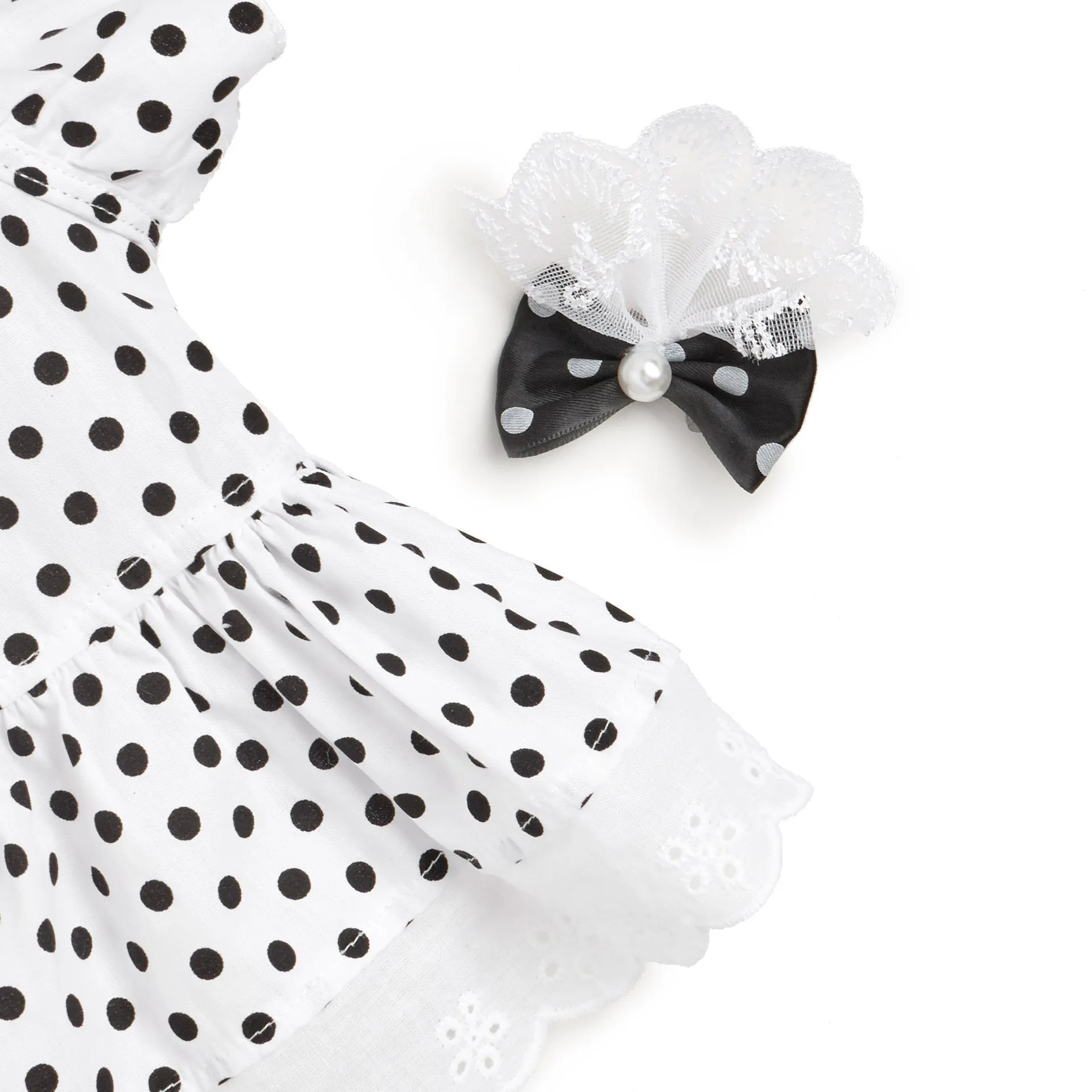 Polka Dot Princess Dress for Cats and Dogs