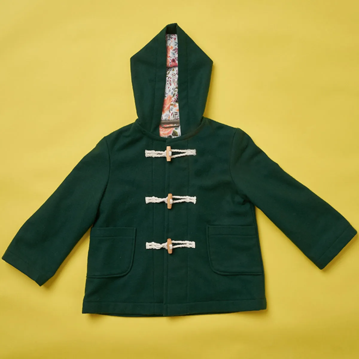 Poppy & Jazz Walnut Duffle Coat Sewing Pattern