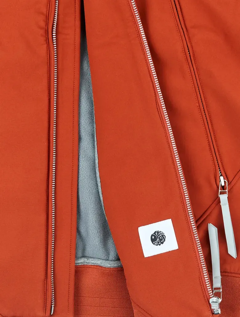 Pretty Green Cyclone Soft Shell Jacket Orange