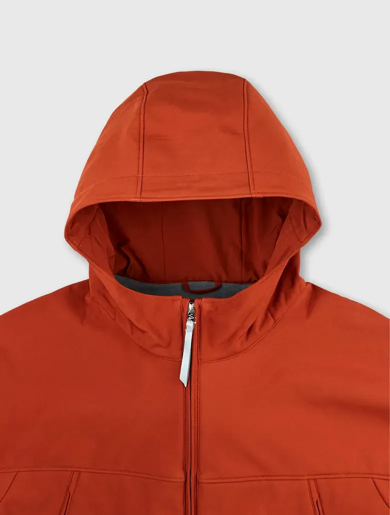 Pretty Green Cyclone Soft Shell Jacket Orange