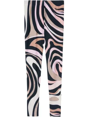 Printed nylon leggings
