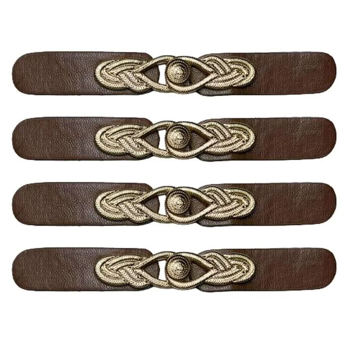 Prong Six Designs Sew on Leather Buckles PU Leather Clip Buckle