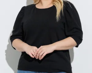 Puff Sleeve Blouse (Plus)