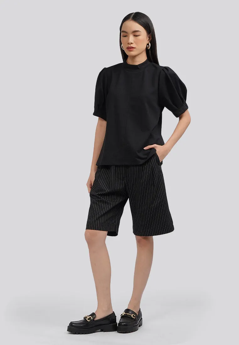 Puff Sleeve Knit Top