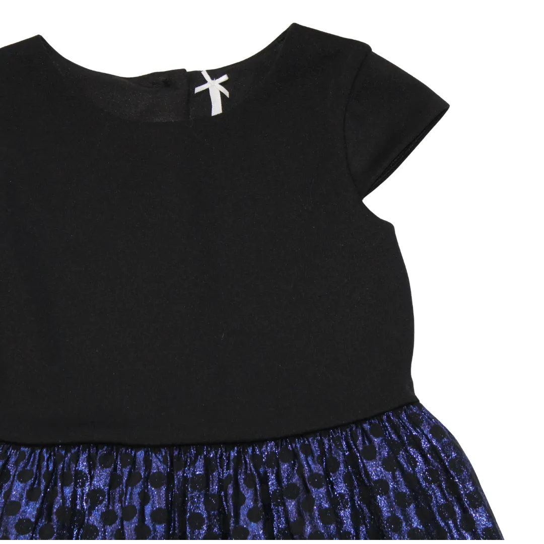 Purple Dot Party Dress