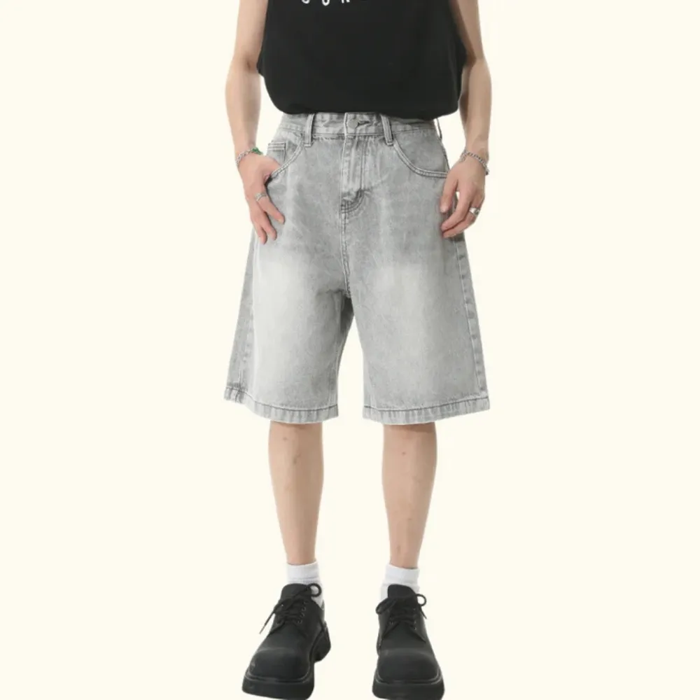 "Wasteland Style Denim" Shorts