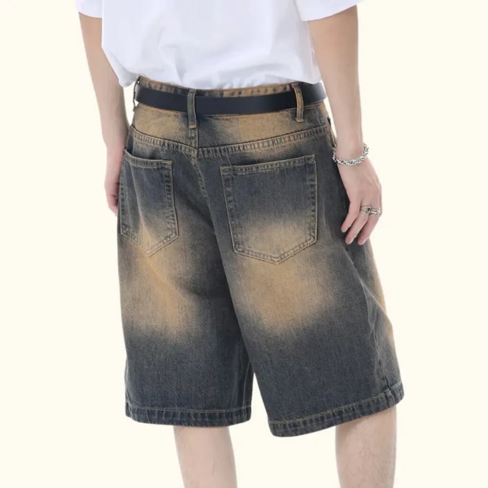 "Wasteland Style Denim" Shorts