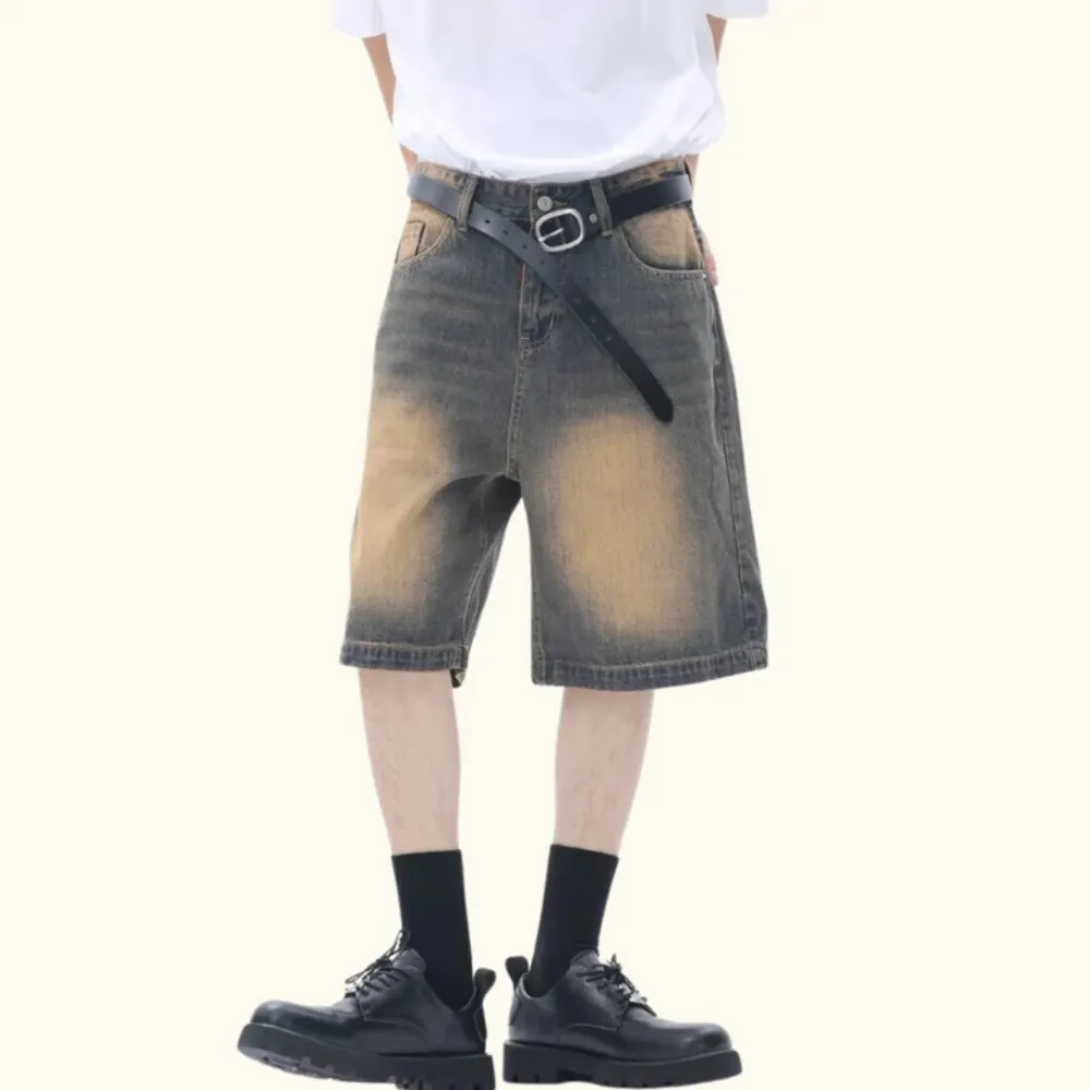 "Wasteland Style Denim" Shorts
