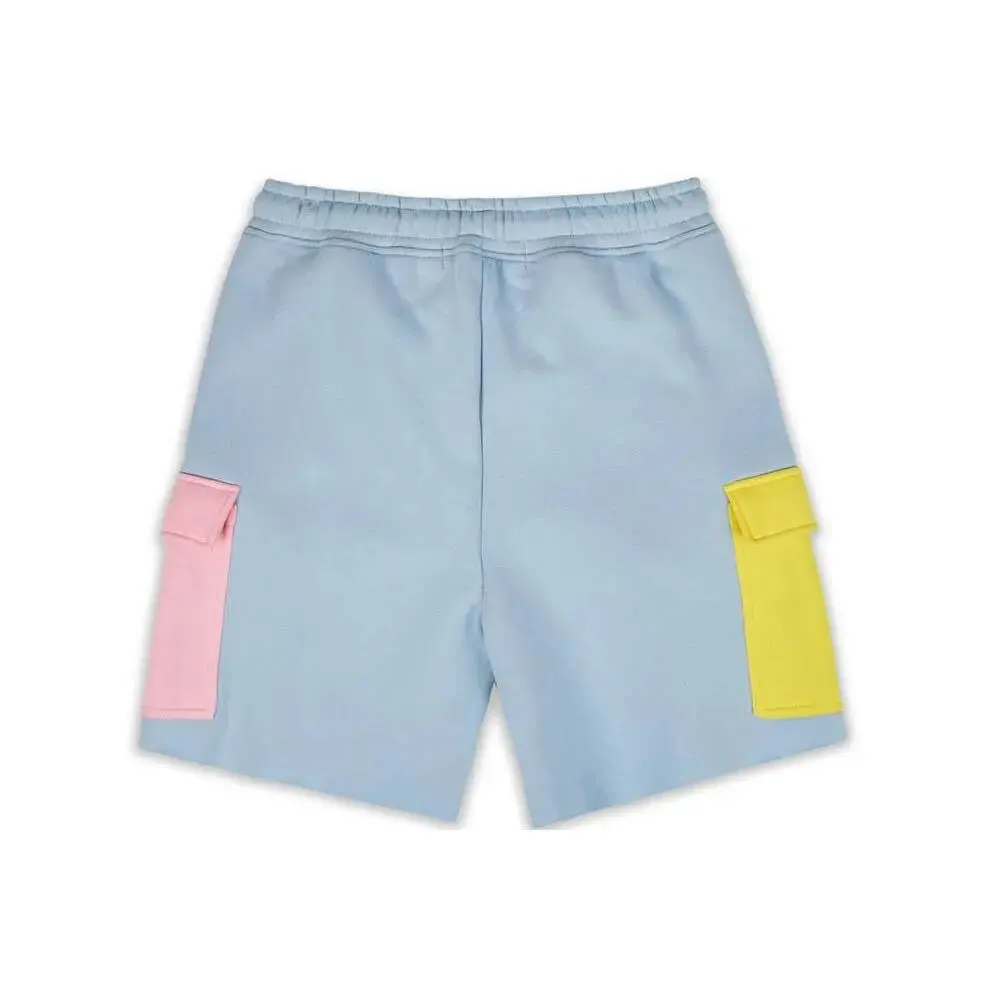 Reason Men Pastel Fleece Utility Shorts (Multi)