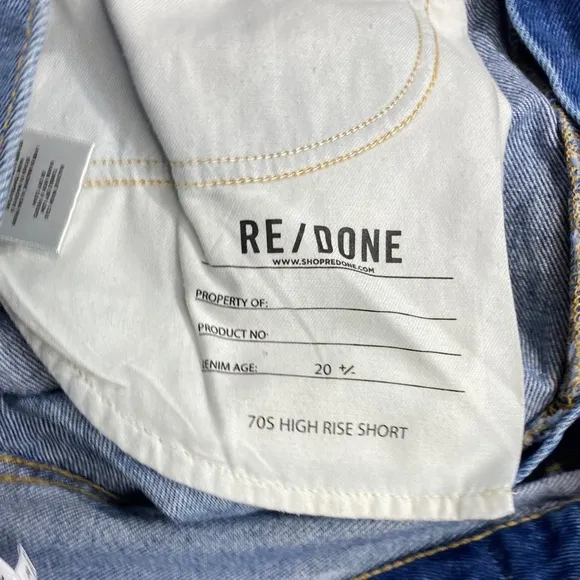 Re/Done 70’s High Rise Shorts [1297]