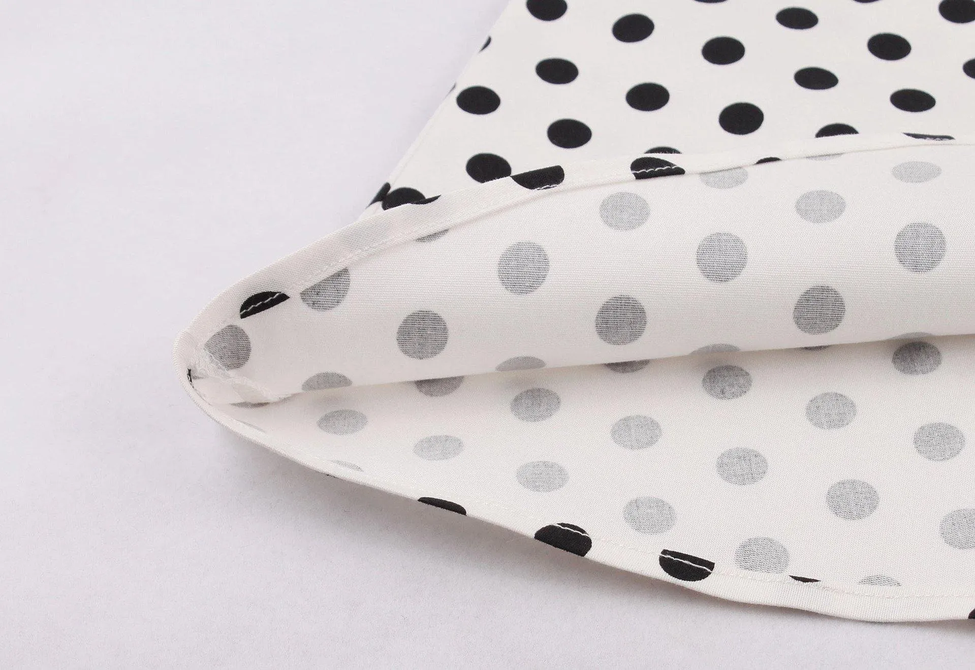 Regular Waist Dot Print Plus Sizes Midi Dresses