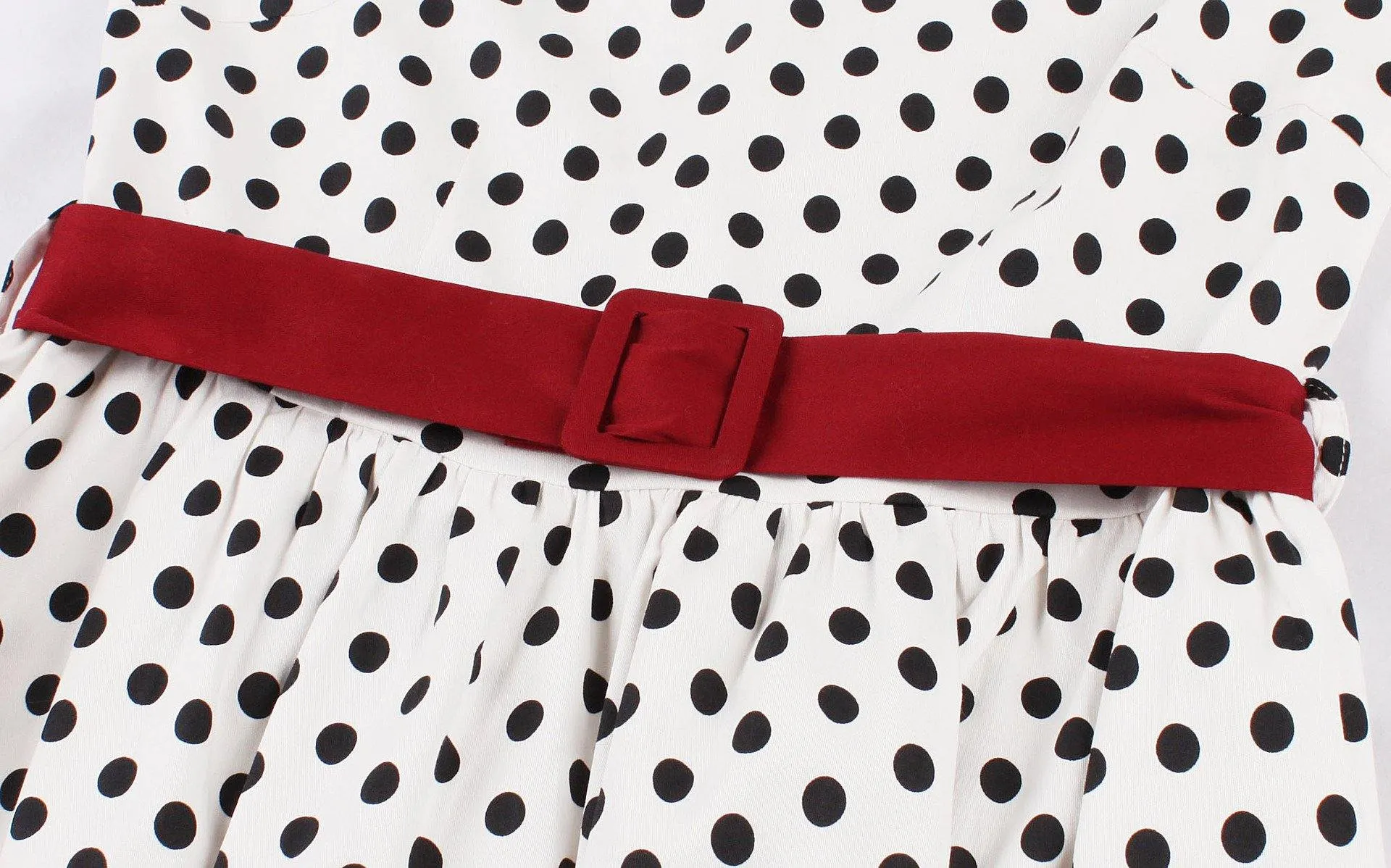 Regular Waist Dot Print Plus Sizes Midi Dresses
