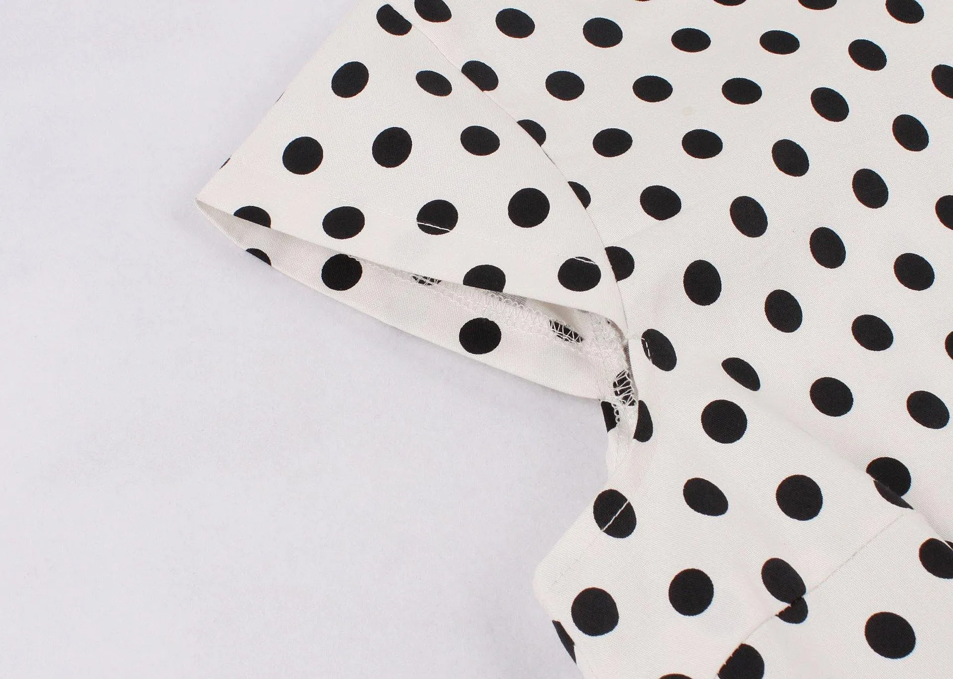 Regular Waist Dot Print Plus Sizes Midi Dresses