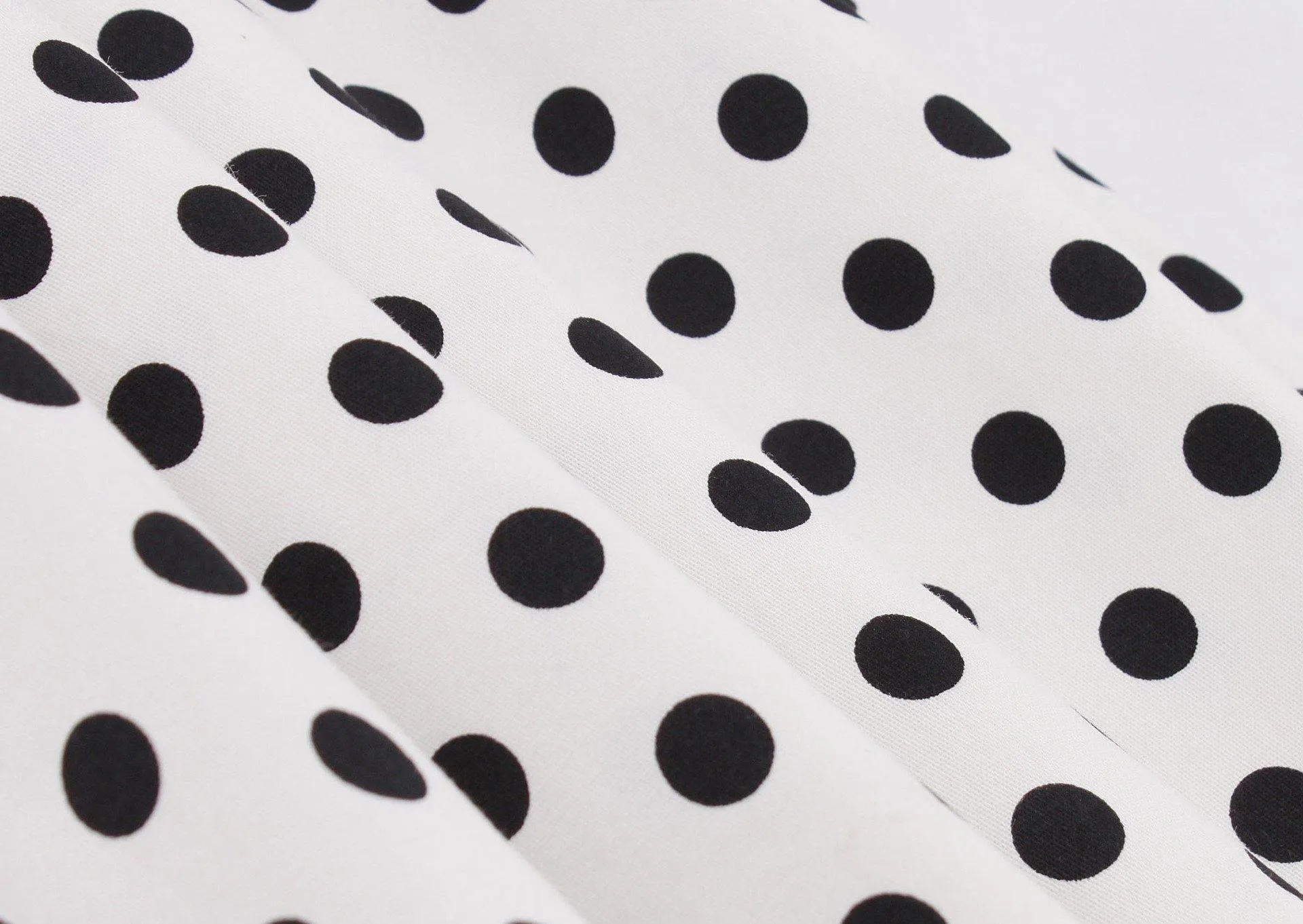 Regular Waist Dot Print Plus Sizes Midi Dresses